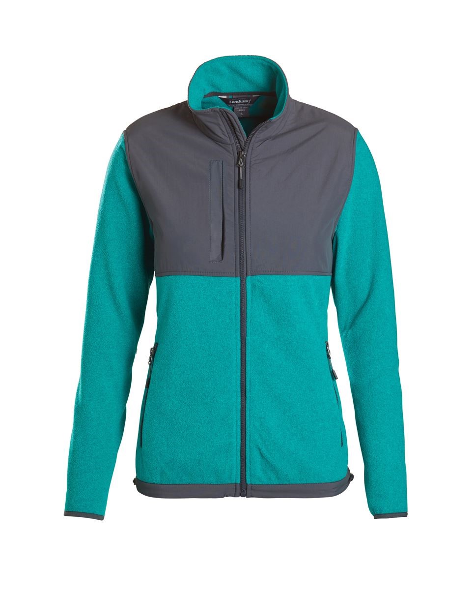 Ladies Performance Fleece with Nylon Trim