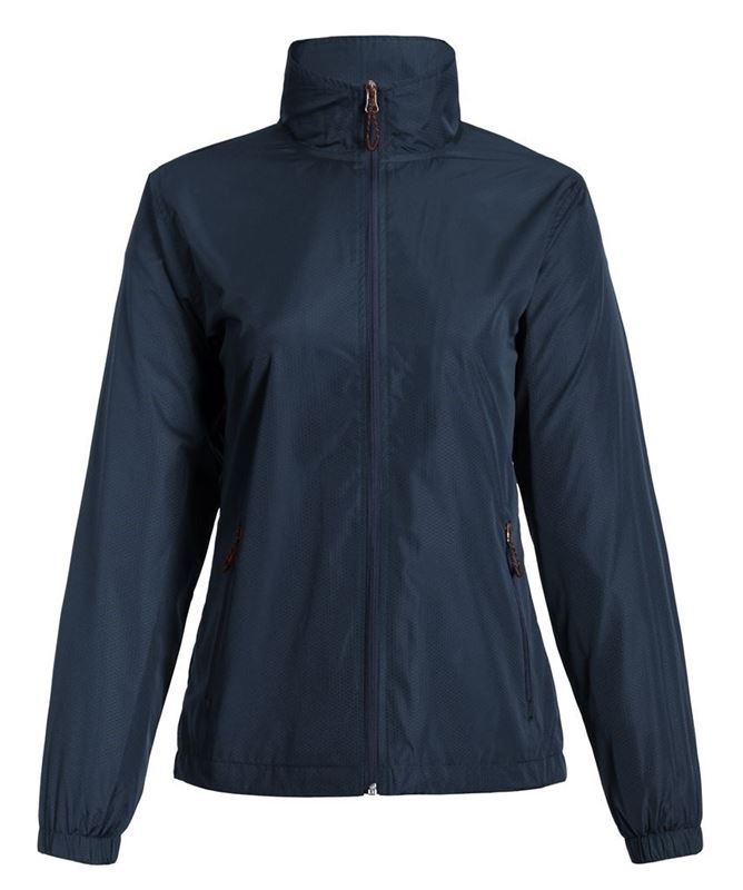 Weekend Collective nylon funnel neck windbreaker in navy - part of a set