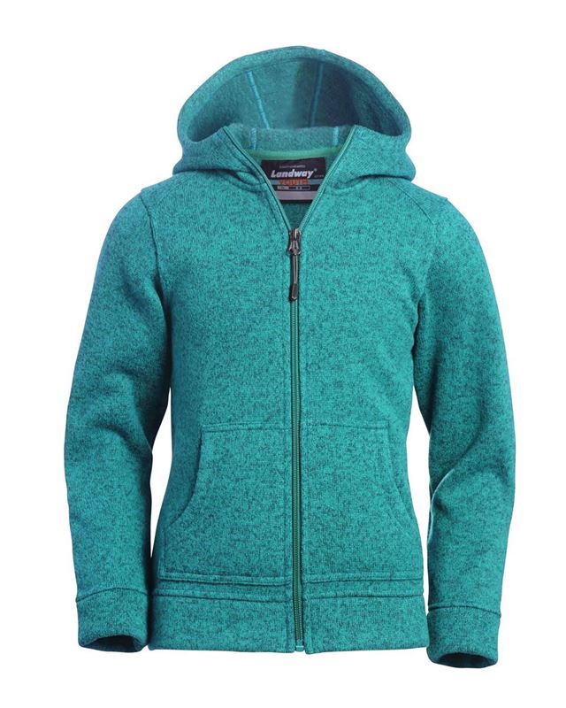Girls Ashton Hooded Sweater-Knit Fleece