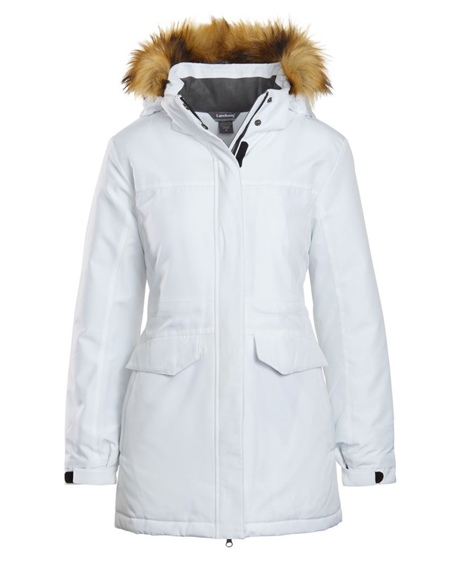 Ladies Providence Insulated Parka with Faux Fur