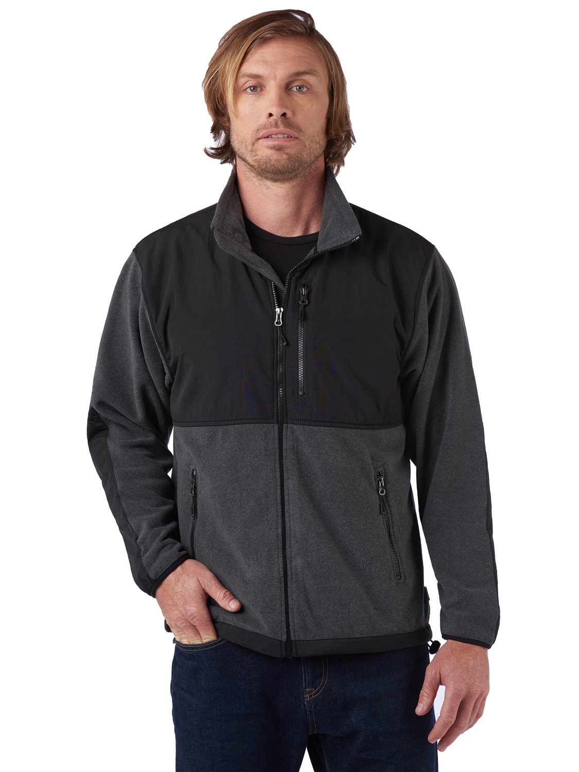 Performance Heavyweight Fleece with Nylon Trim