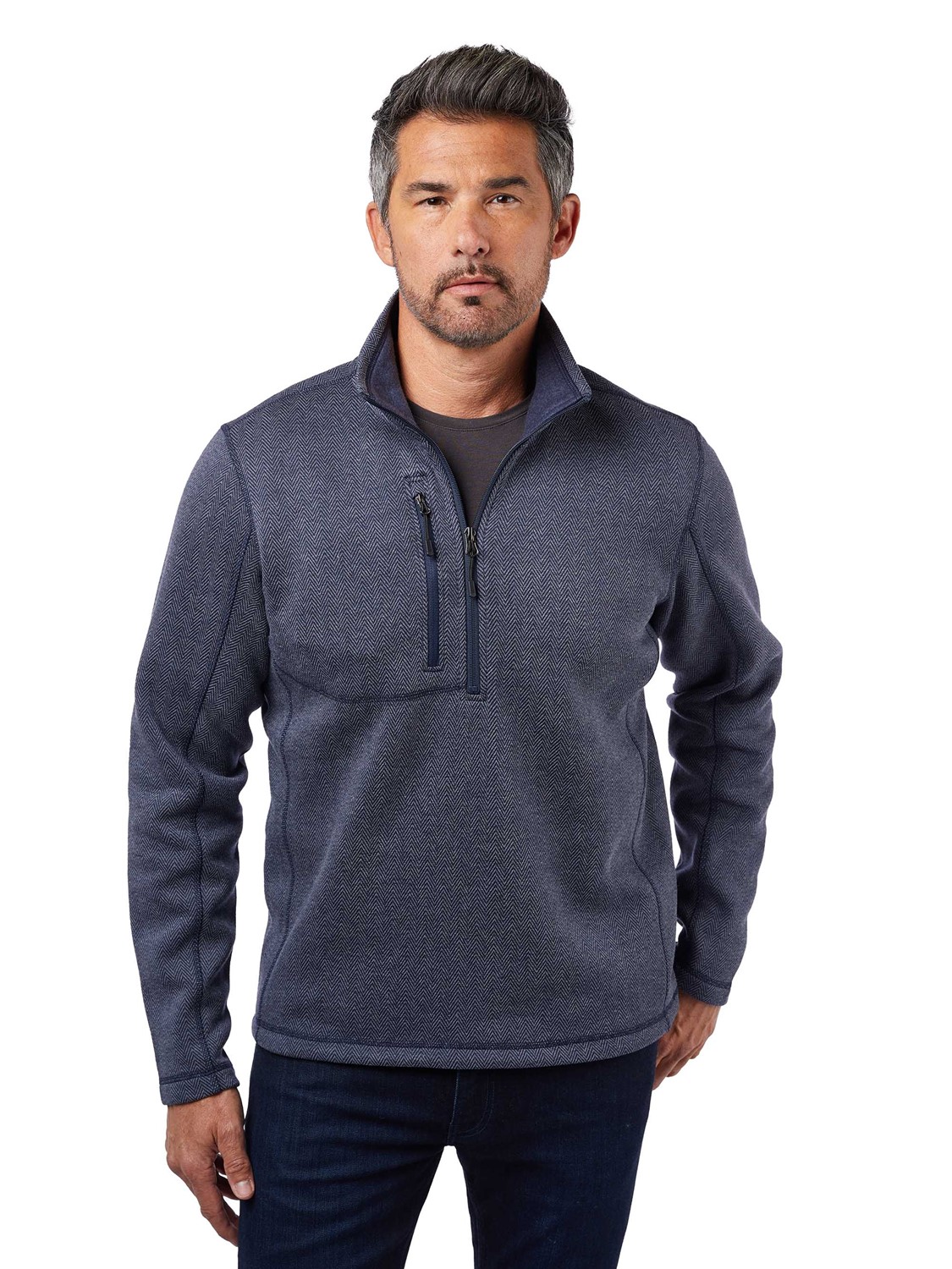 Kodiak Herringbone Sweater-Knit Fleece