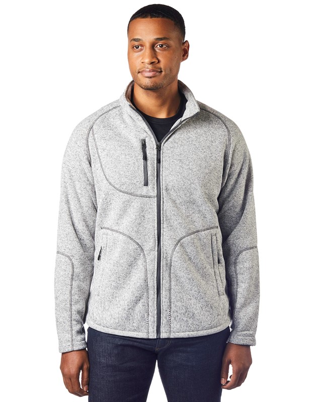 Ashton Sweater-Knit Fleece Jacket
