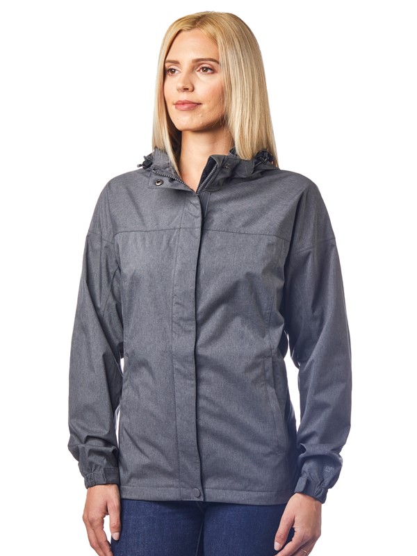 Ladies Monsoon Packable Seam-Sealed Rain Jacket