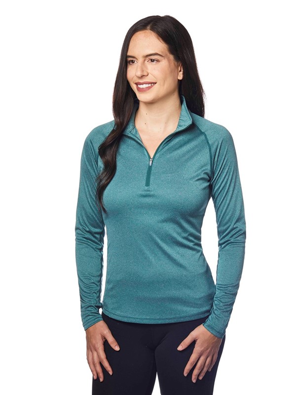 Ladies Apex Active Dry Melange Pullover