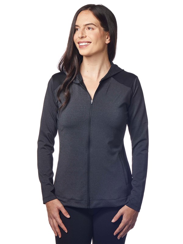 Ladies Aspire Four-Way Stretch Hooded Jacket