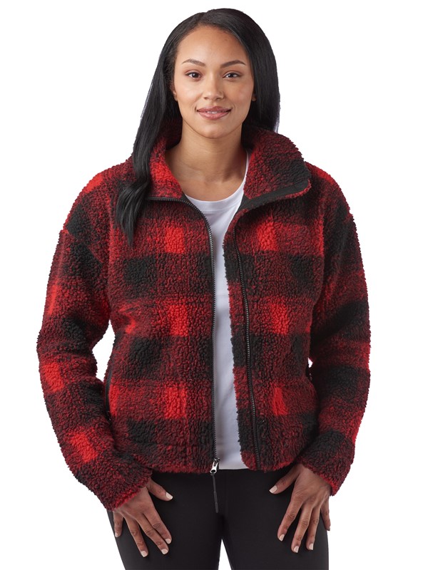 Red Sherpa Jacket 