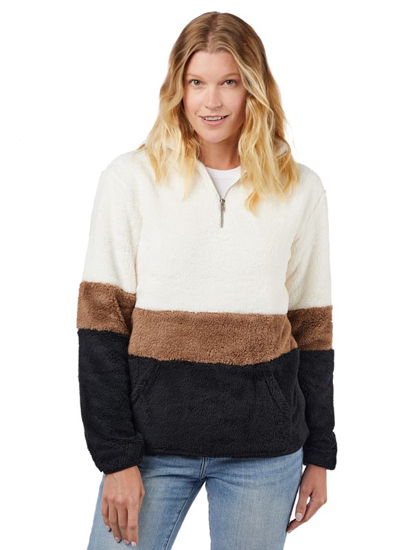 Avalon High Pile Quarter-Zip Sweater