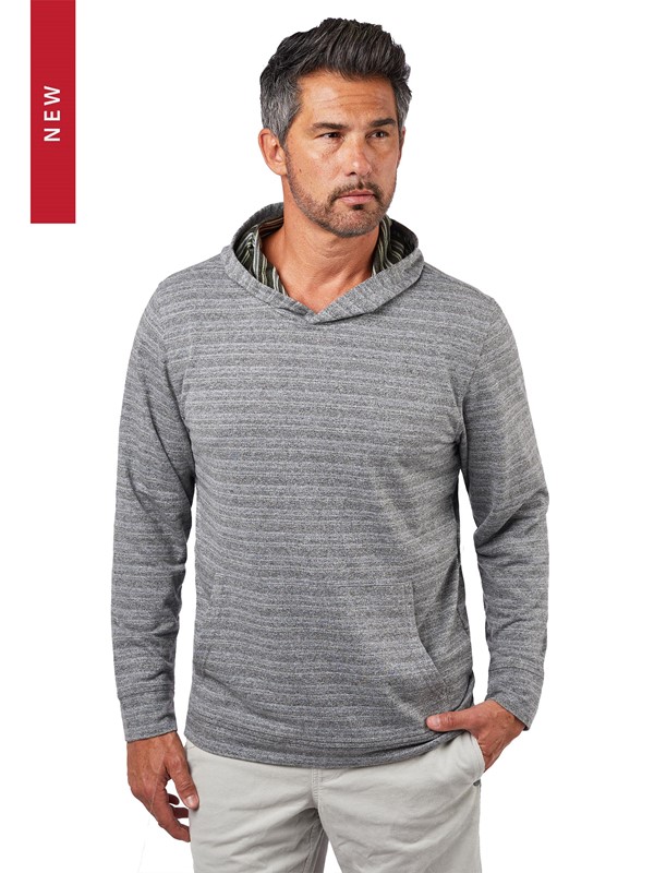 Montauk Reversed Stripe Hoodie