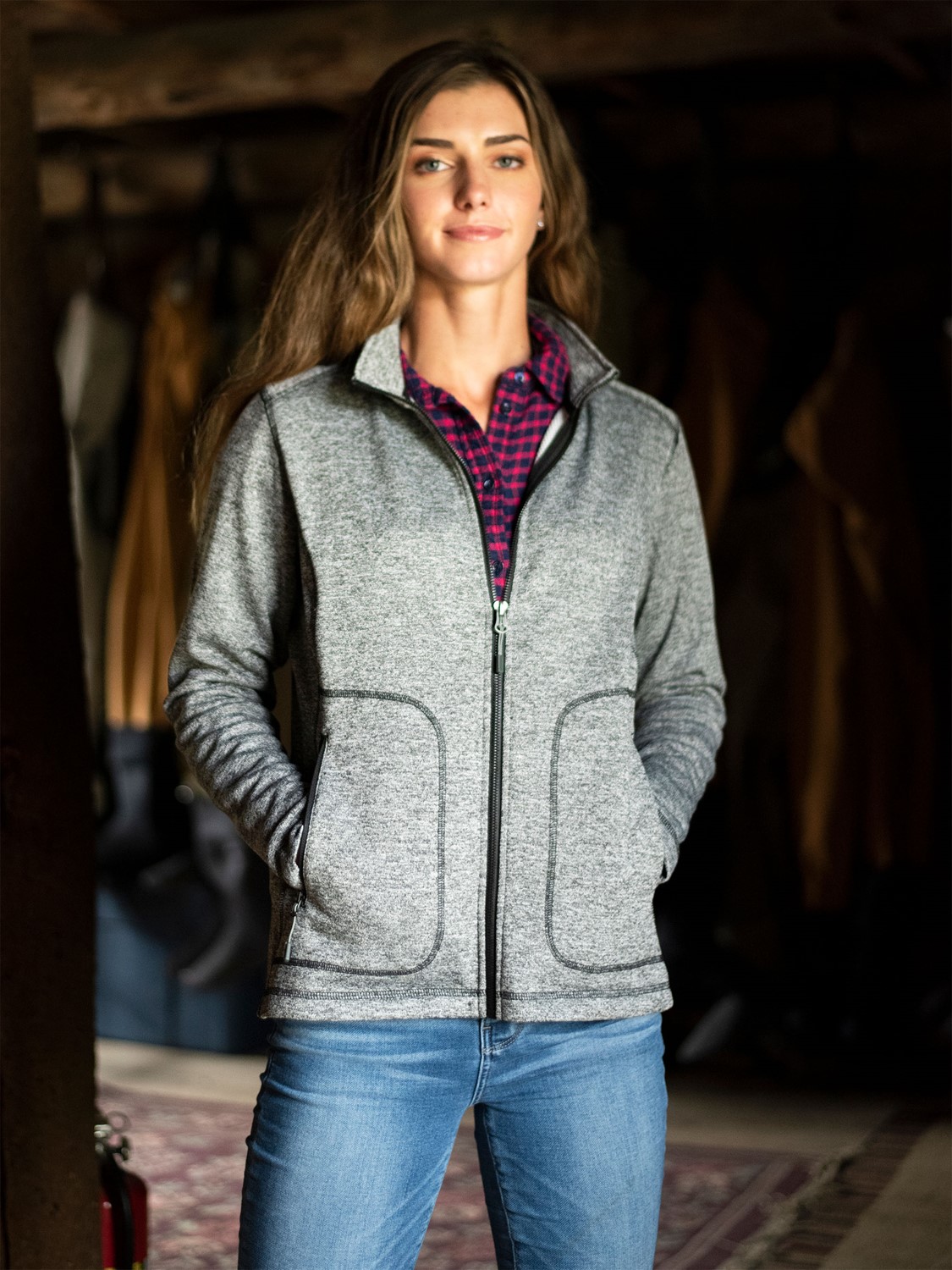 ラフウェア　sweater Knit jacket xxsサイズ Ladies Summit Textured Knit Jacket