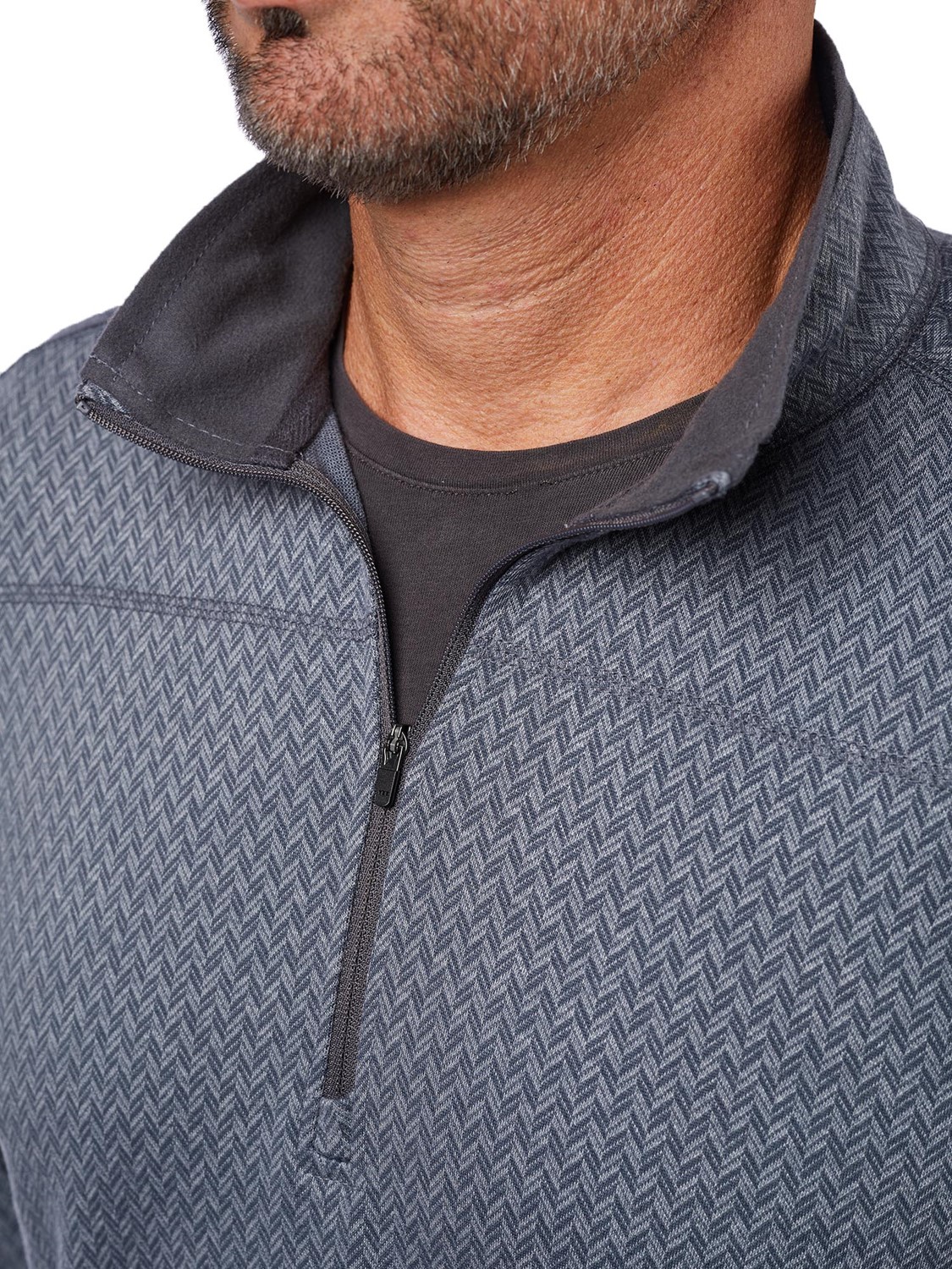 Basecamp Chevron Heathered Quarter-Zip Pullover